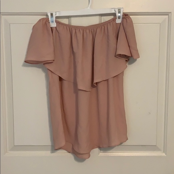 Pink Off the Shoulder Blouse - Picture 1 of 1